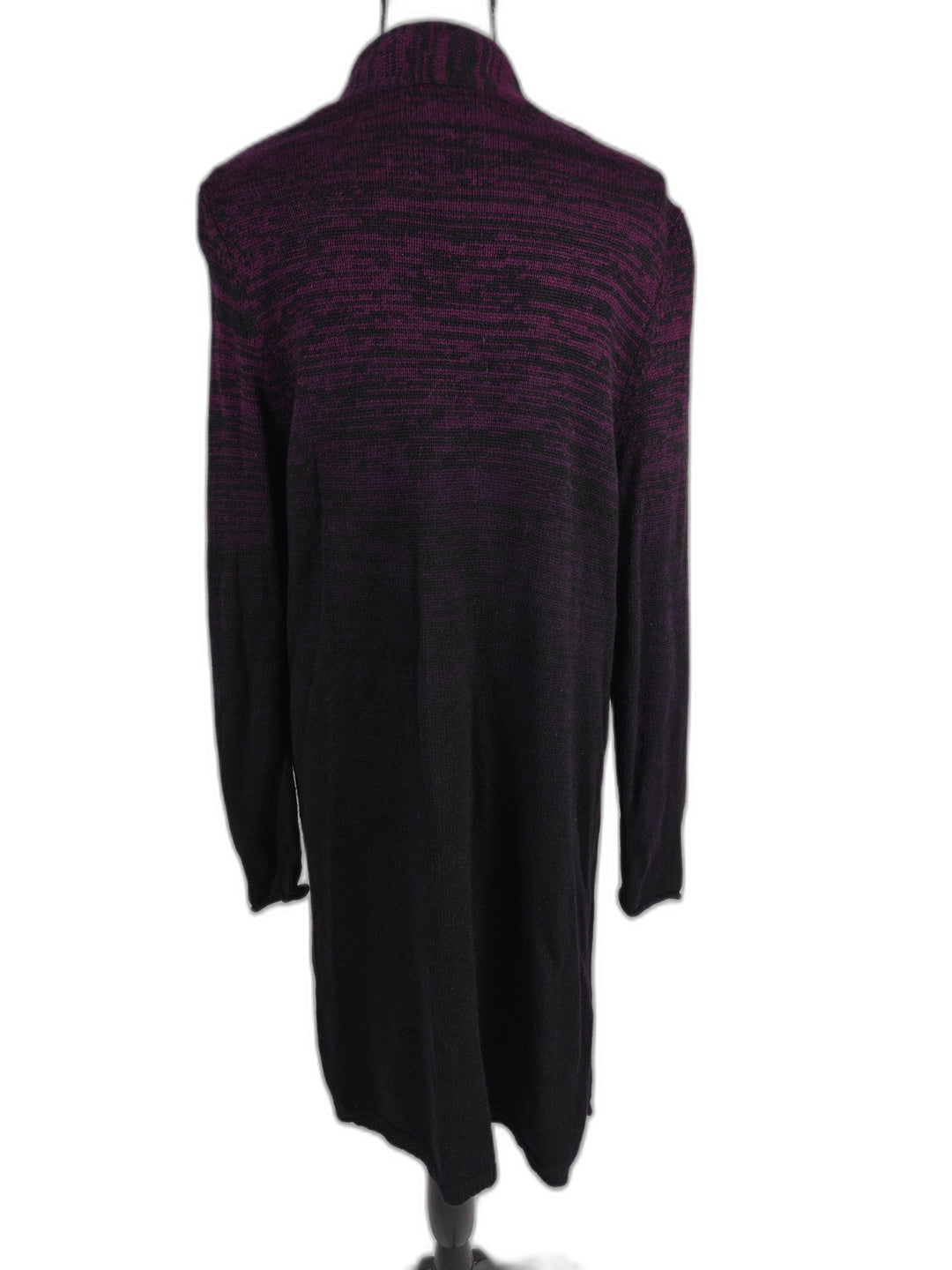 Women Griffen Cashmere Cardigan Purple Black XL