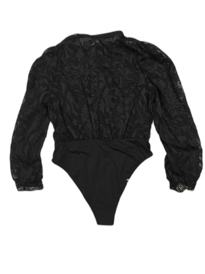 Women SHEIN Curve Bodysuit Black 1XL