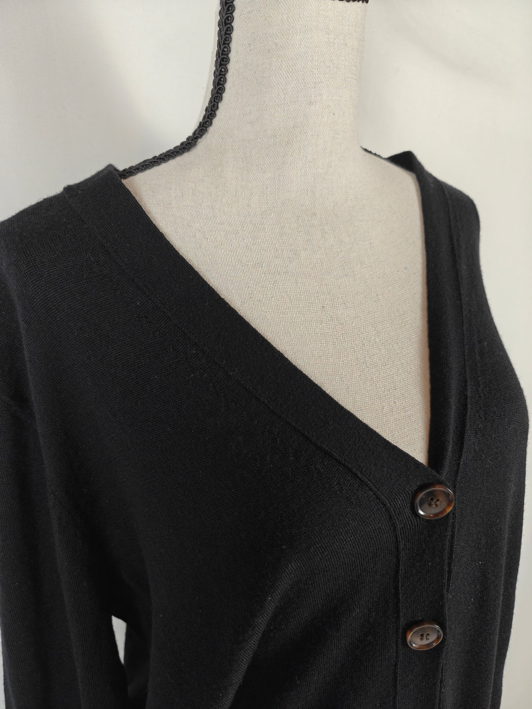 Women Ann Taylor Cardigan Black XXL