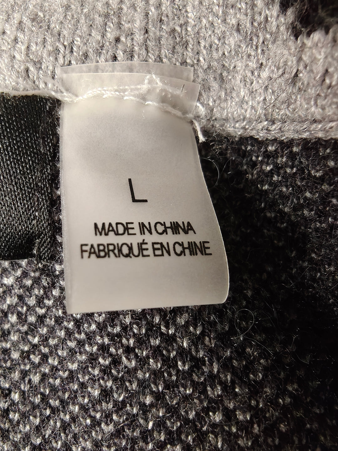 Women Tahari Cardigan Gray Black Large