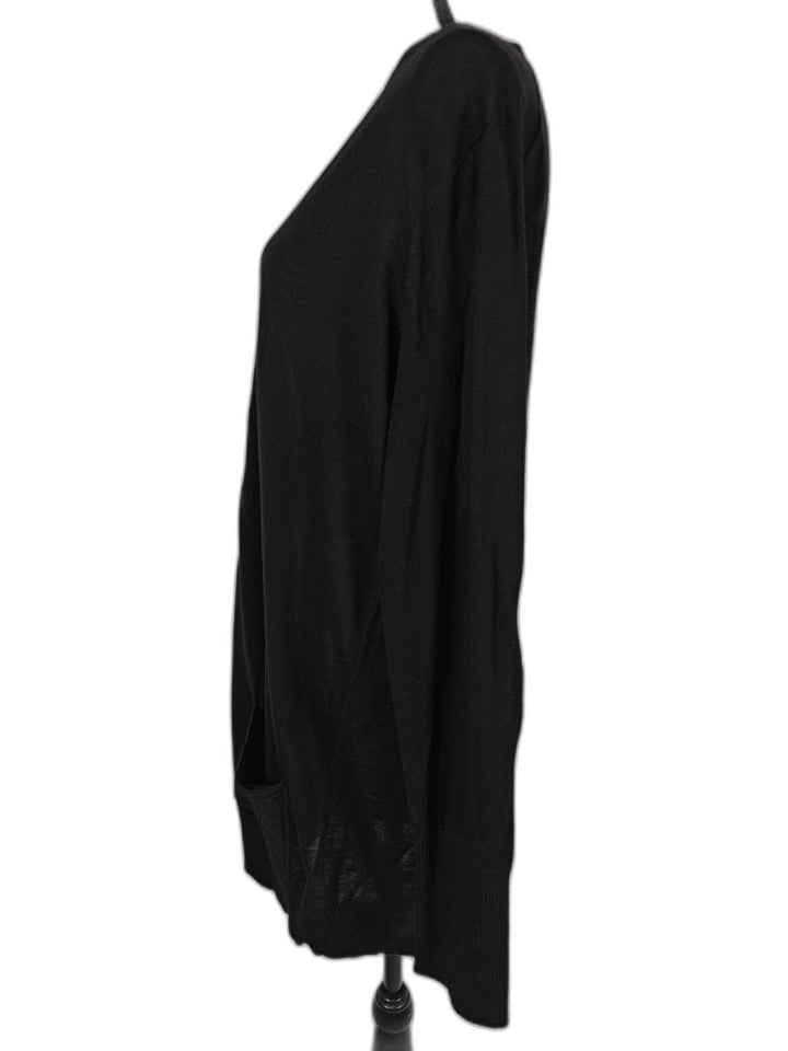 Women Ann Taylor Cardigan Black XXL