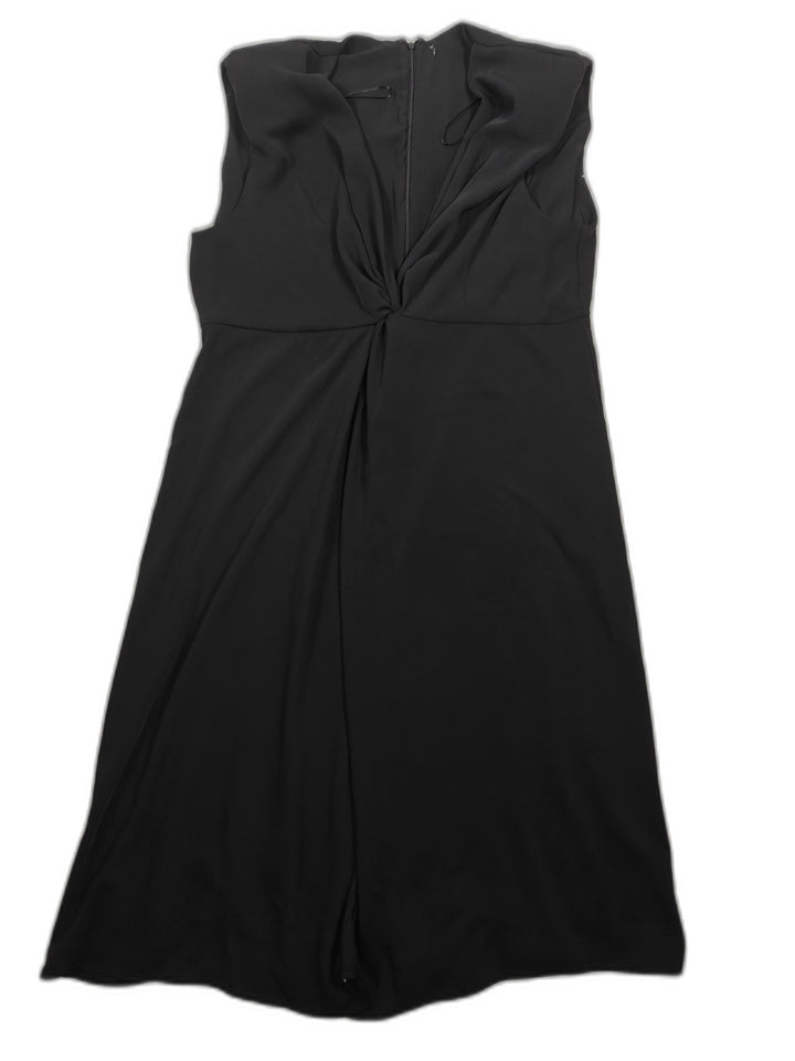 Womens Unbranded Midi Dress Black Sleeveless Twist Front Size Unknown