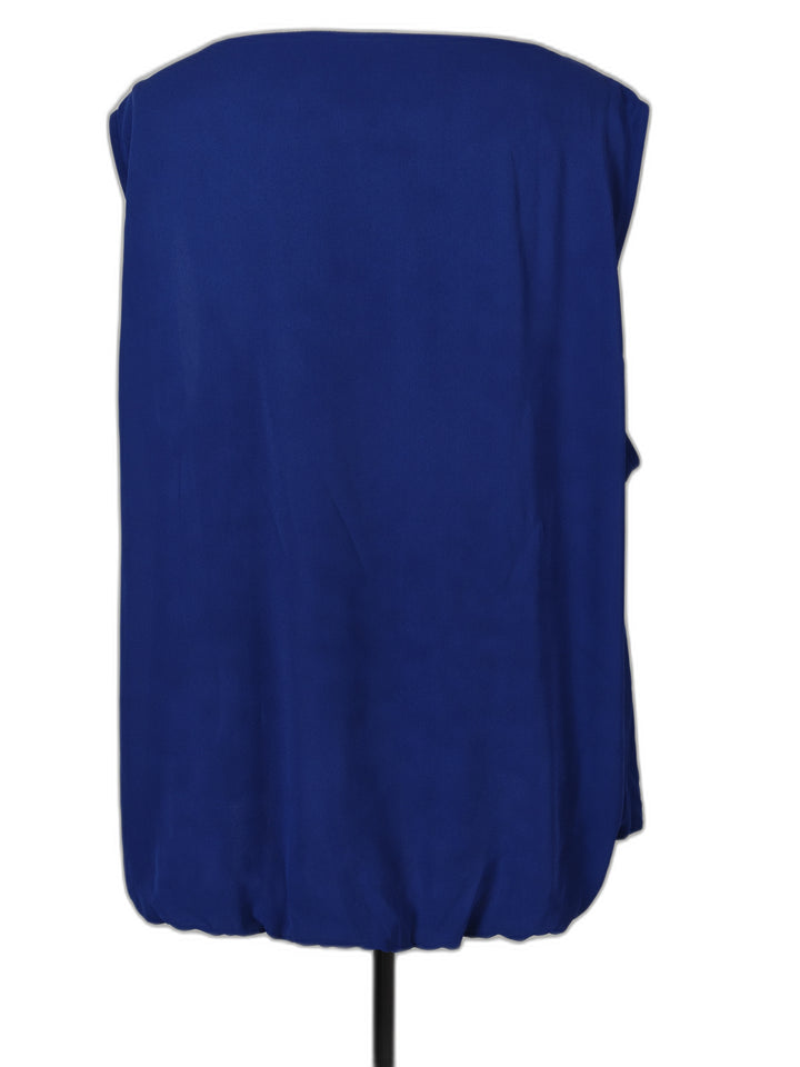 Womens Alfani Sleeveless Embellished Tunic Blue Size 18W NWT