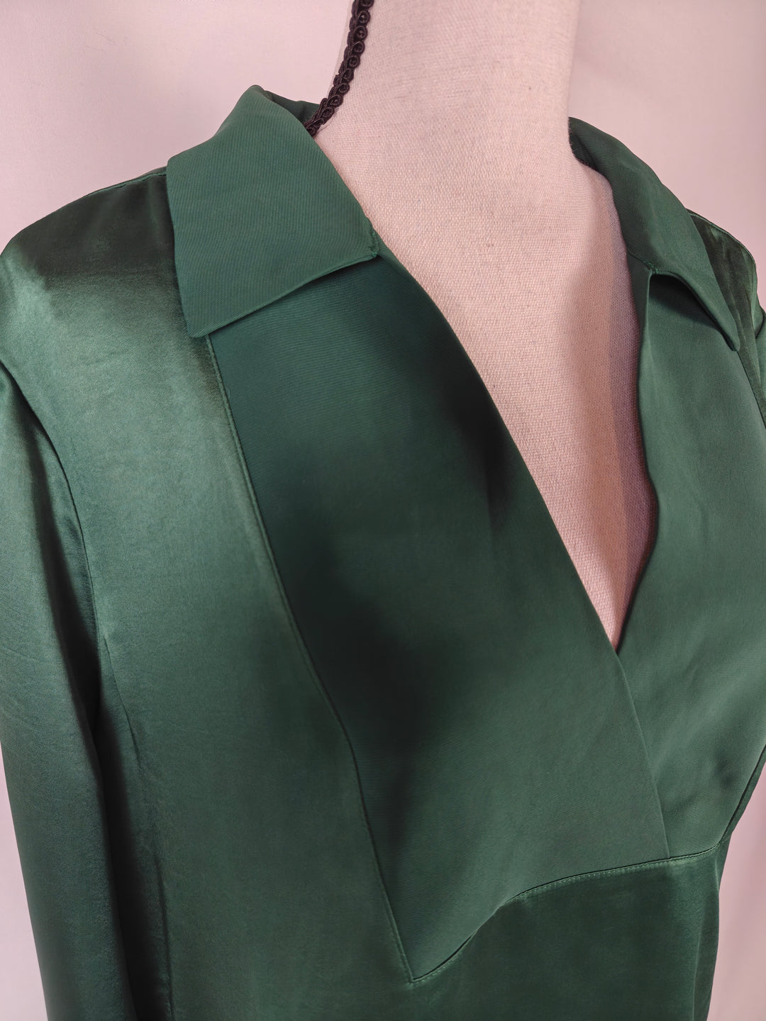 Womens Chicos Relaxed Collar Tunic Green Size 10