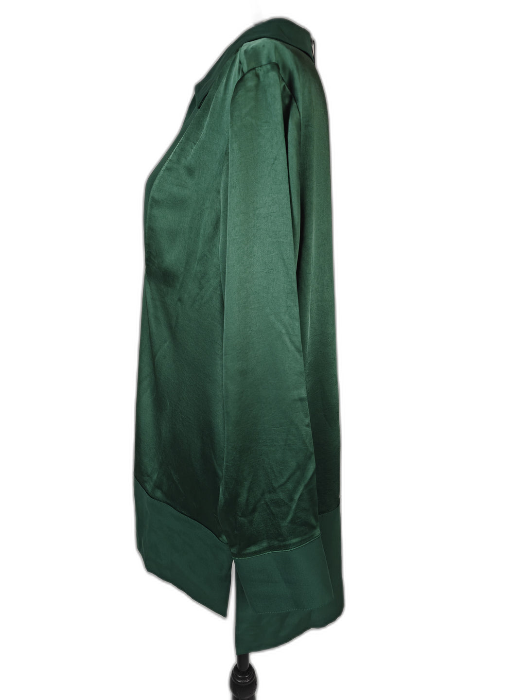 Womens Chicos Relaxed Collar Tunic Green Size 10
