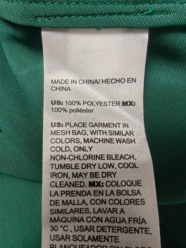 Womens Chicos Relaxed Collar Tunic Green Size 10