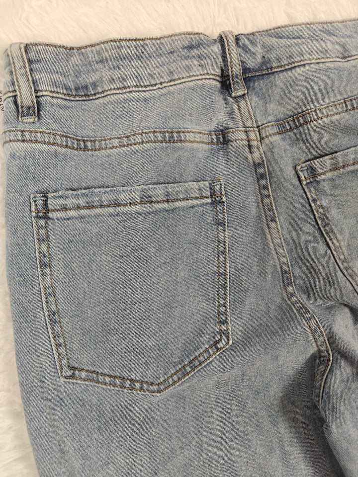 Womens Akira Rhinestone Jeans Light Wash Size 13