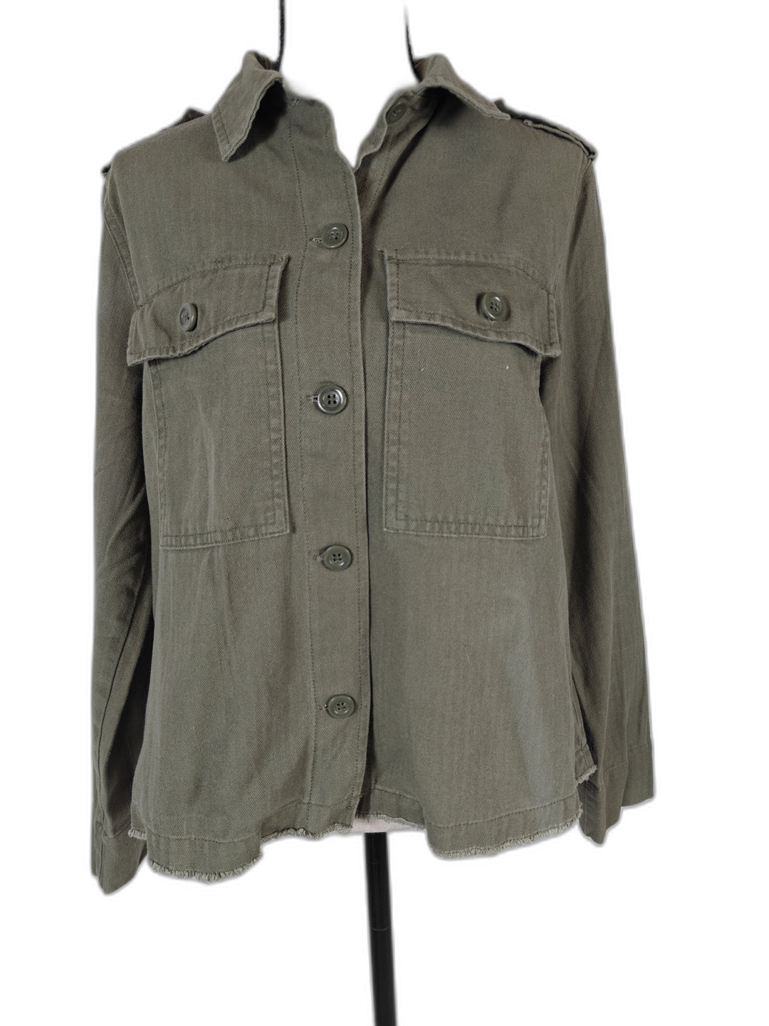 Womens Universal Thread Utility Jacket Olive Green S