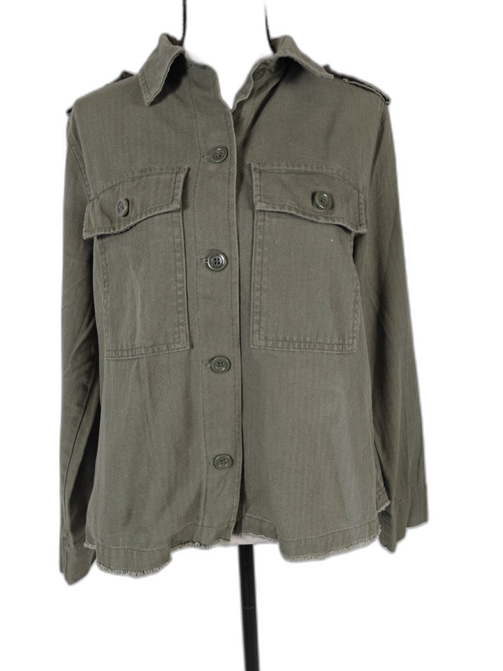 Womens Universal Thread Utility Jacket Olive Green S