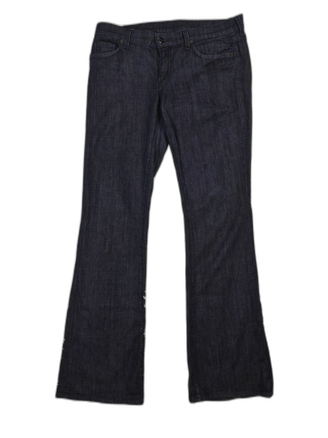 Citizens Of Humanity Womens Ingrid Low Rise Flare Jeans Dark Indigo Size 32