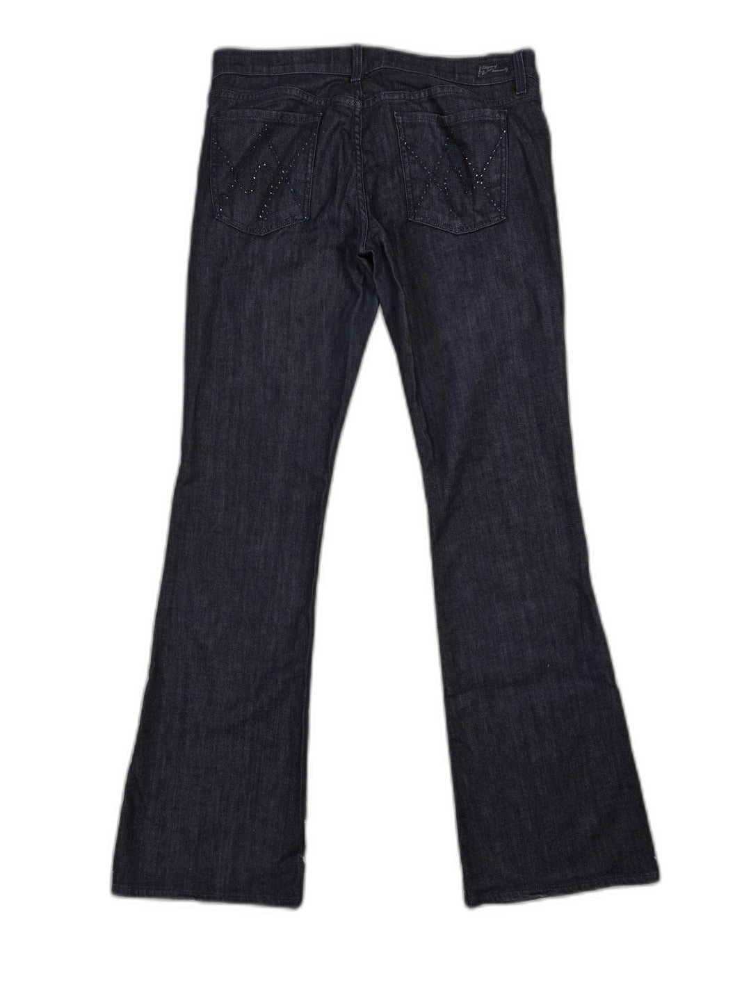 Citizens Of Humanity Womens Ingrid Low Rise Flare Jeans Dark Indigo Size 32