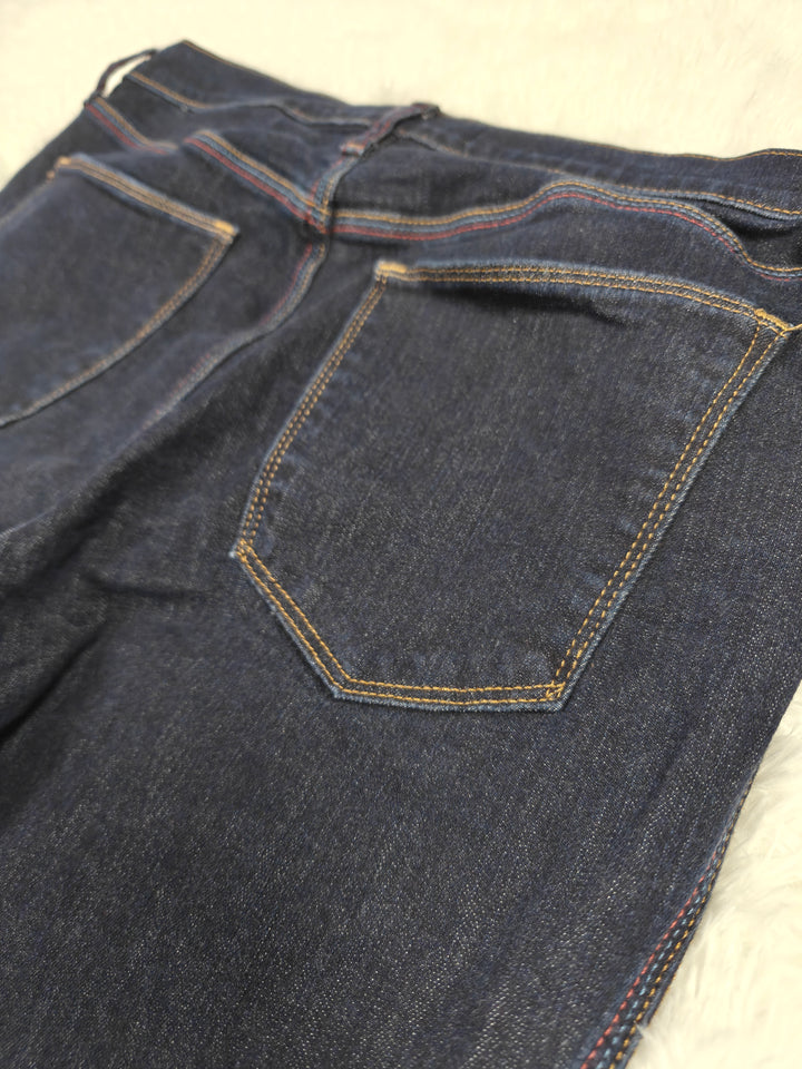Womens Gap 1969 True Skinny High Rise Jeans Dark Indigo Size 32 Tall