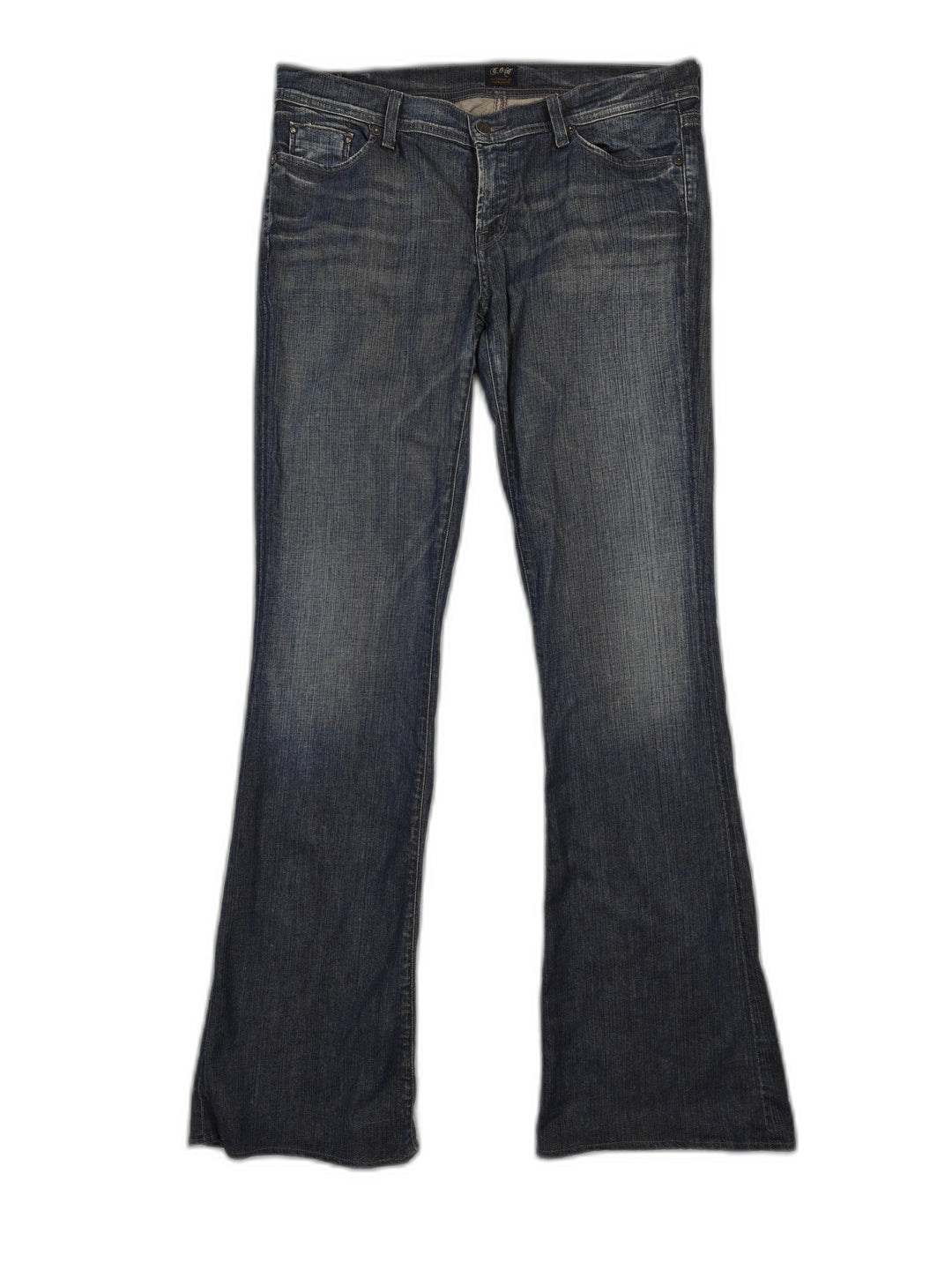 Citizens Of Humanity Womens Ingrid Low Rise Flare Jeans Blue Size 32
