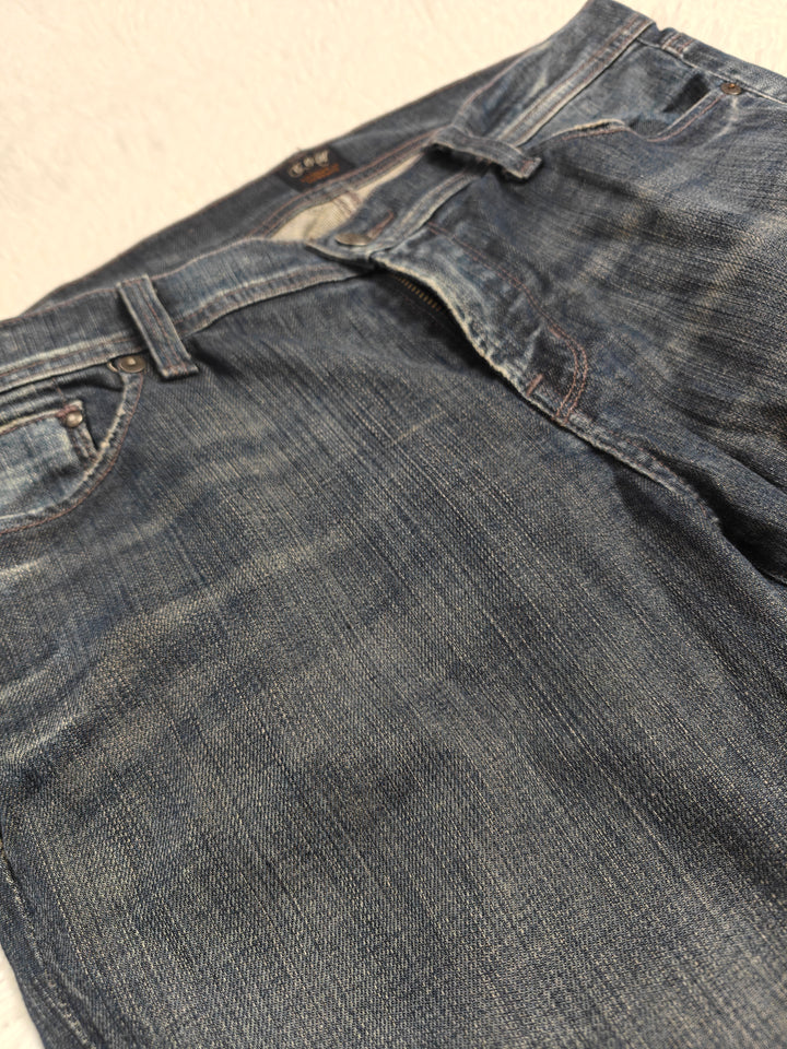 Citizens Of Humanity Womens Ingrid Low Rise Flare Jeans Blue Size 32
