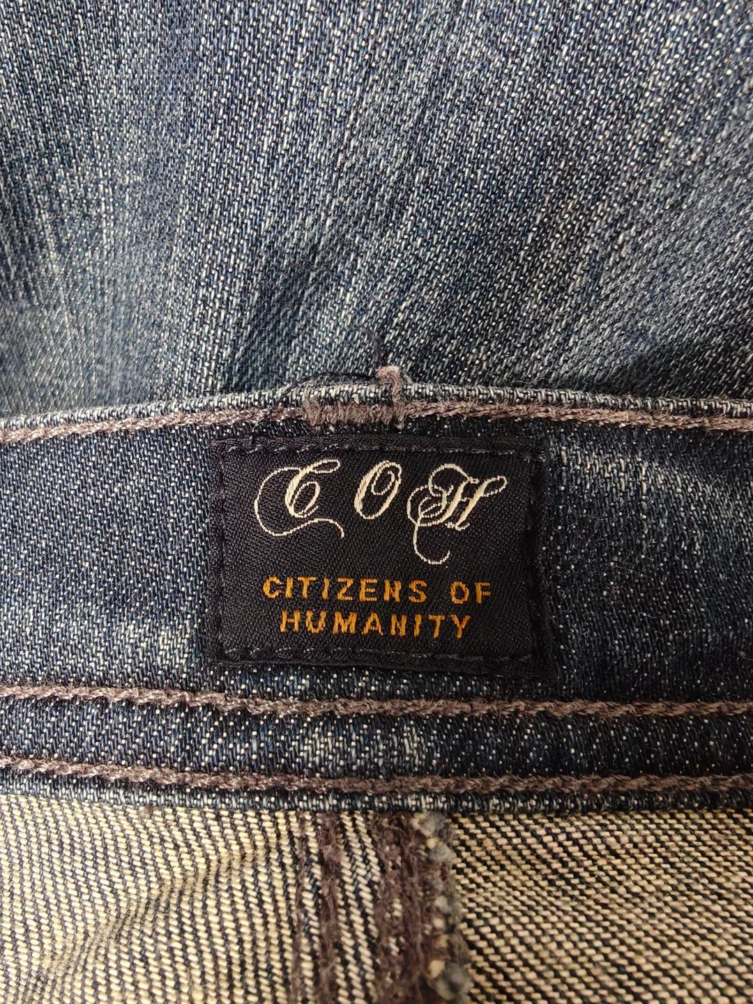 Citizens Of Humanity Womens Ingrid Low Rise Flare Jeans Blue Size 32