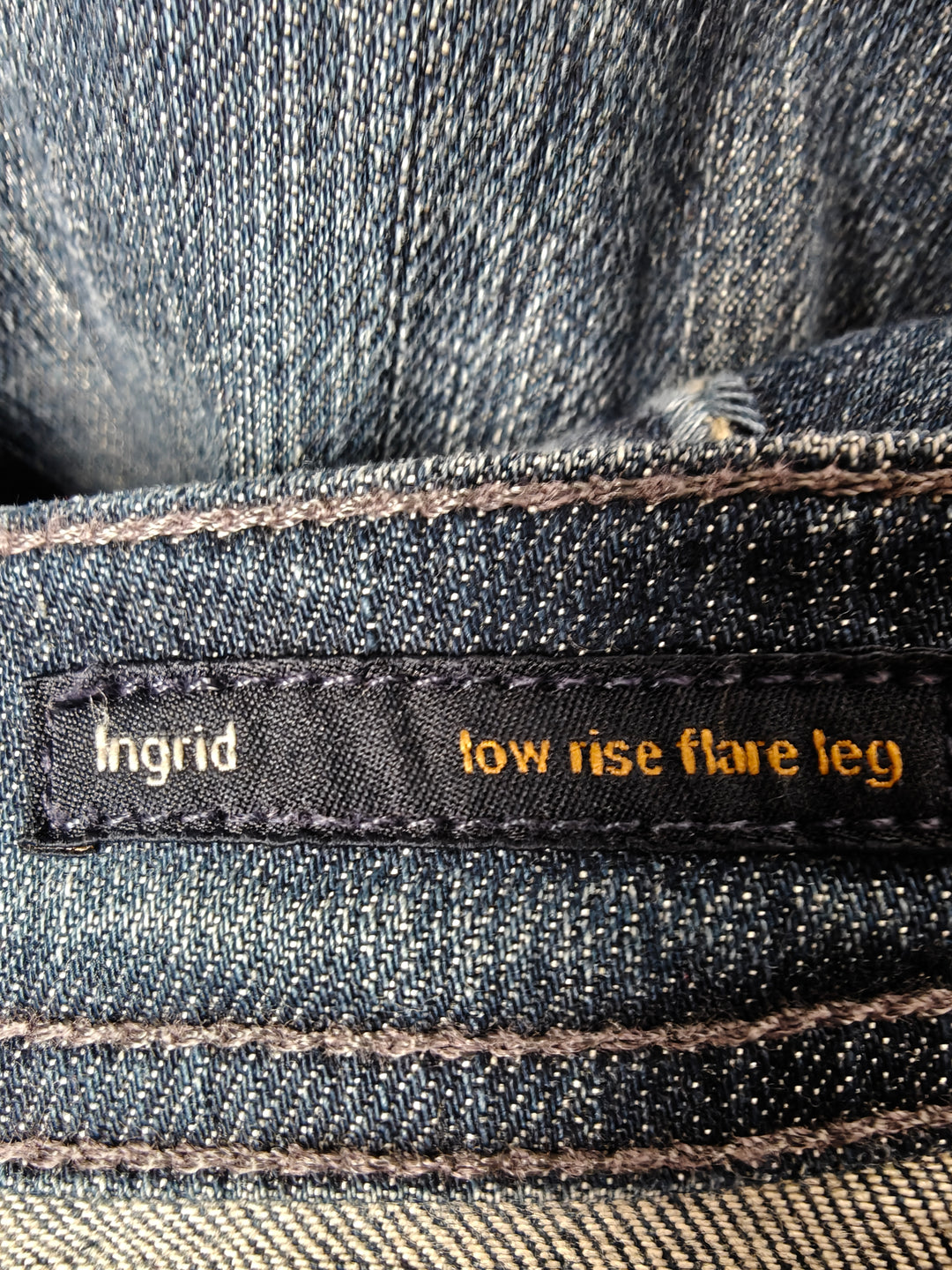 Citizens Of Humanity Womens Ingrid Low Rise Flare Jeans Blue Size 32