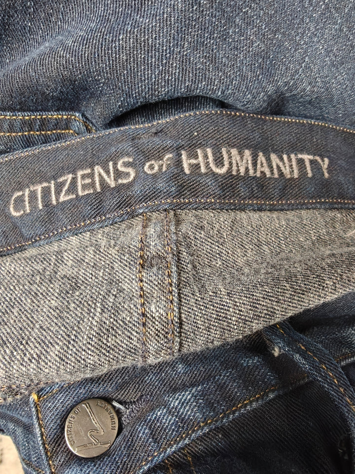 Citizens Of Humanity Womens Riley Boy Bootcut Jeans Dark Indigo Size 32