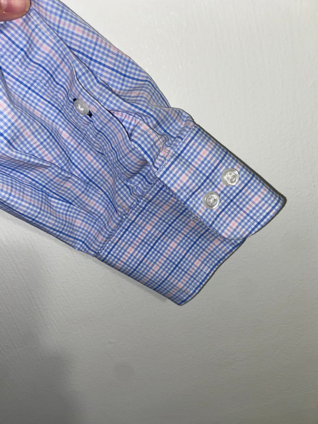 Tommy Hilfiger Men's M Checkered Long Sleeve Button-Up