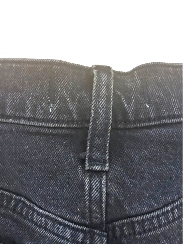 Abercrombie &amp; Fitch Curve Love 90s Relaxed Cutoff Shorts Black Size 32 NWT Y2K