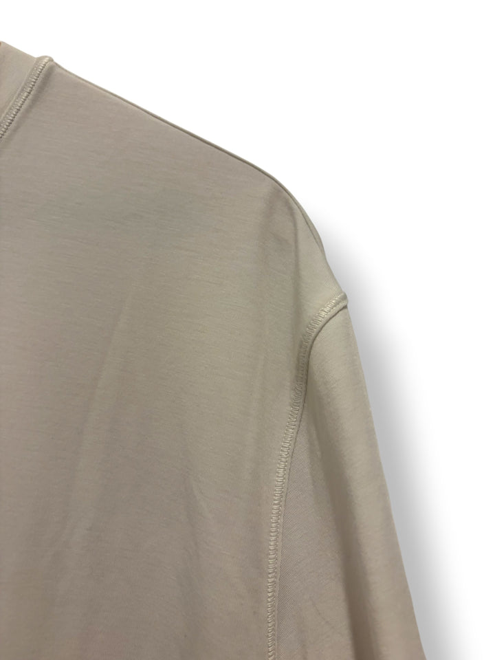Lululemon Jersey Training Short Sleeve Shirt Bone Size 12 NWT Oversized Soft Tee