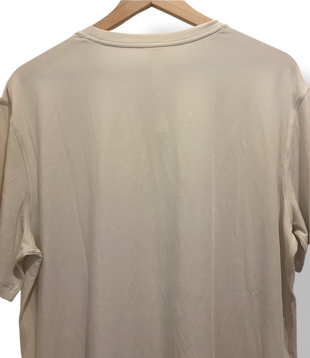 Lululemon Jersey Training Short Sleeve Shirt Bone Size 12 NWT Oversized Soft Tee