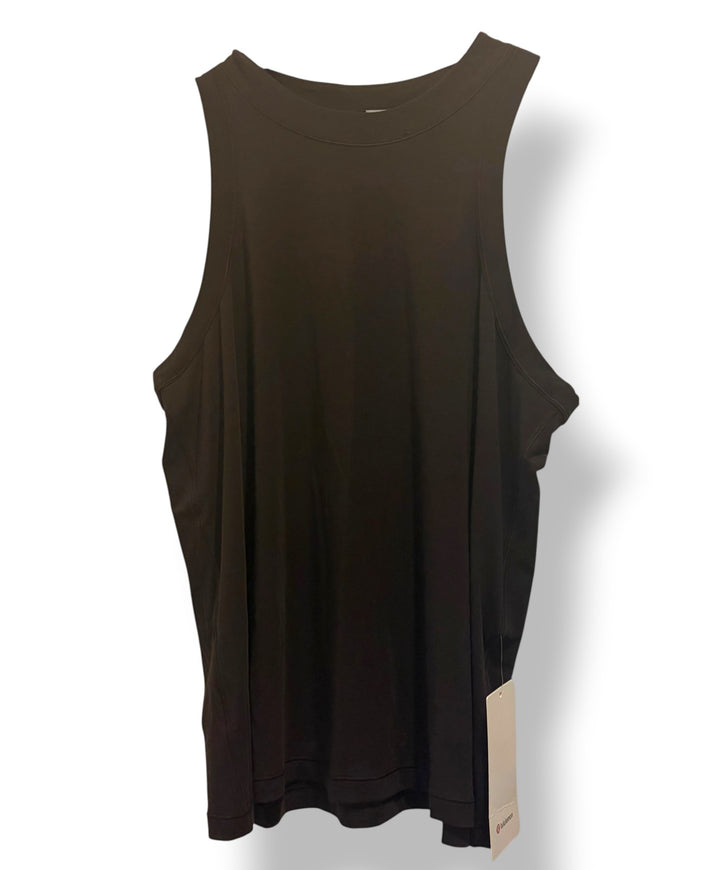 Lululemon Jersey Training Tank Top Brown Size 12 NWT Workout Athleisure