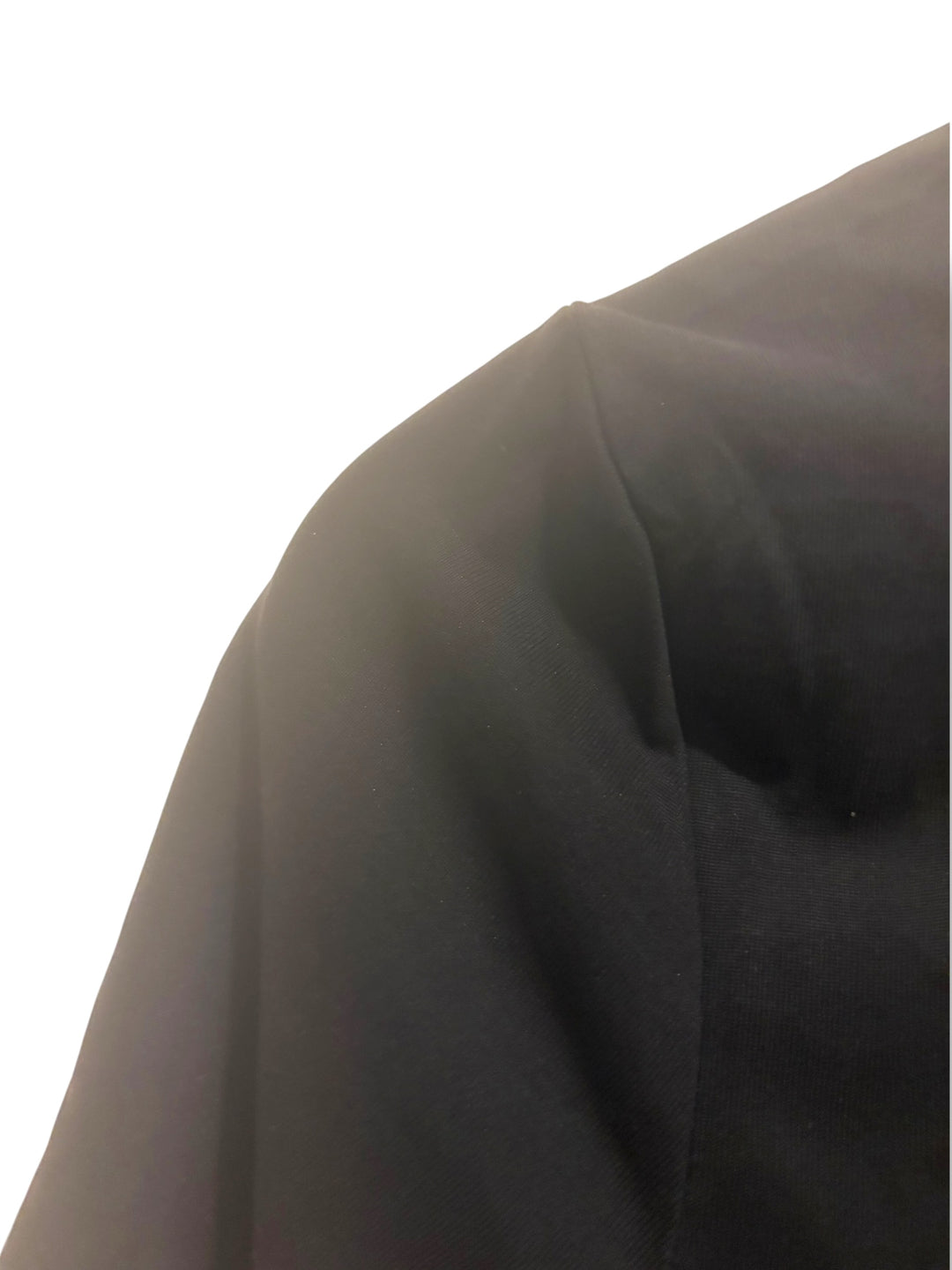 Zara Black Modal Blend Cropped T Shirt Size M NWT Minimalist Elevated Basic