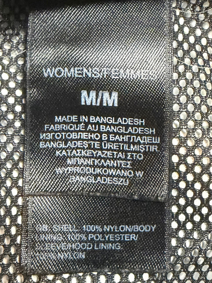 The North Face Women’s Black HyVent Hooded Rain Jacket Windbreaker Size M