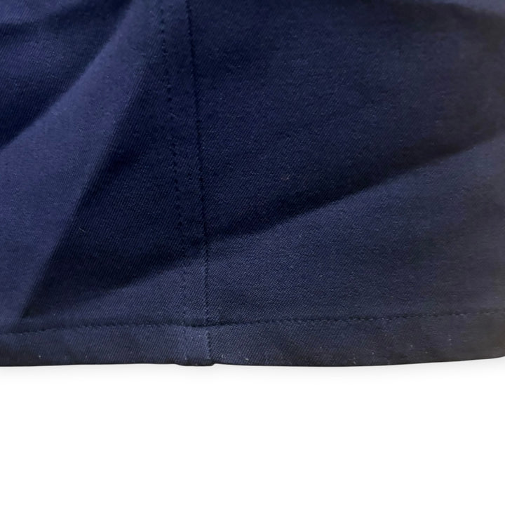 Isaac Mizrahi Live Navy Blue Sheath Dress 2P V Neck Sleeveless Workwear