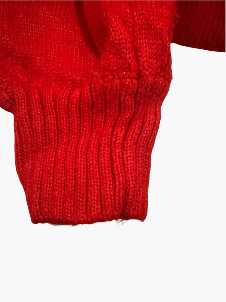 Kate And Mallory Red White Snowflake Fair Isle Christmas Sweater Small