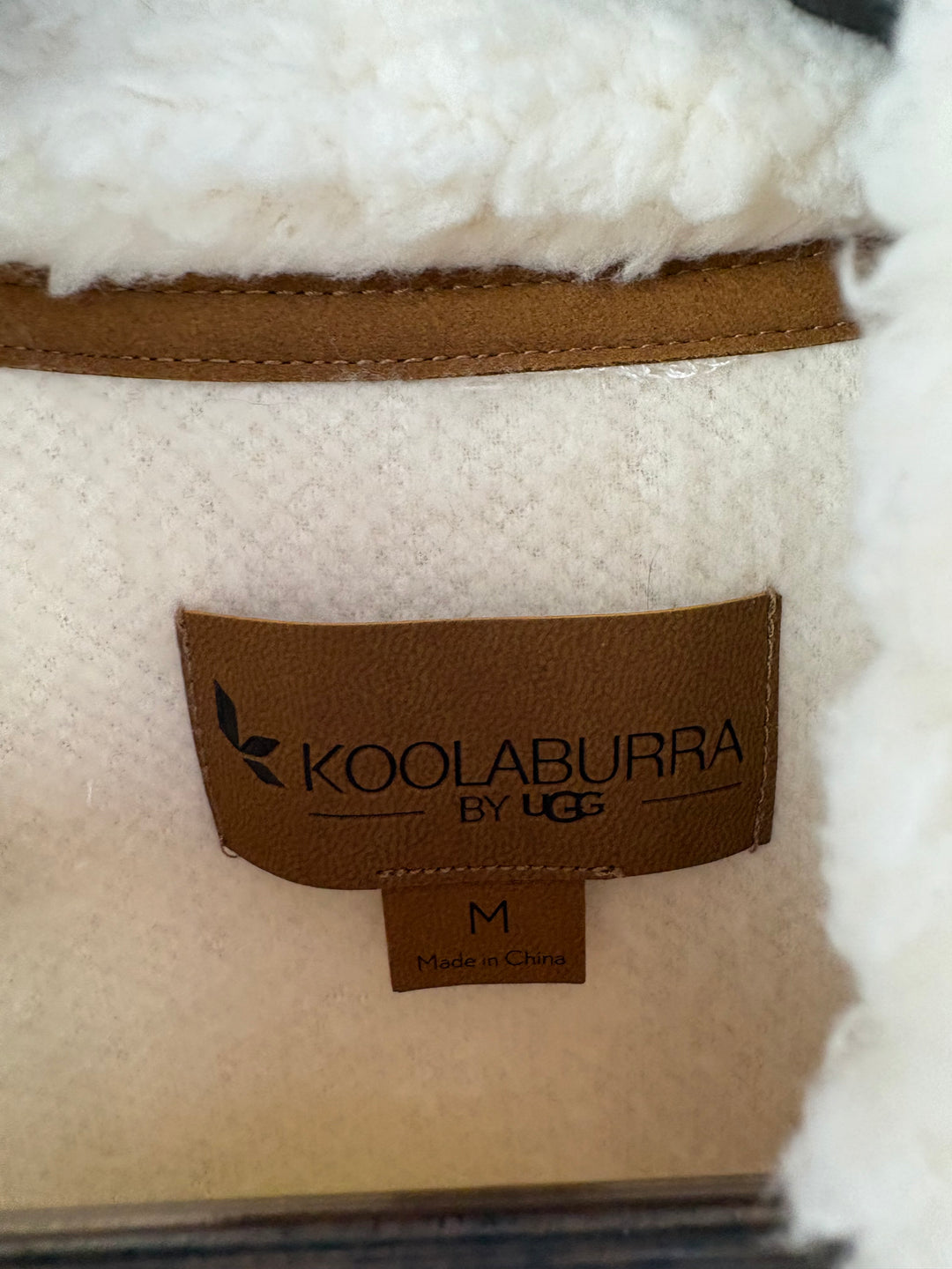 Women’s KoolaBurra Medium Cream Half Zip Sherpa