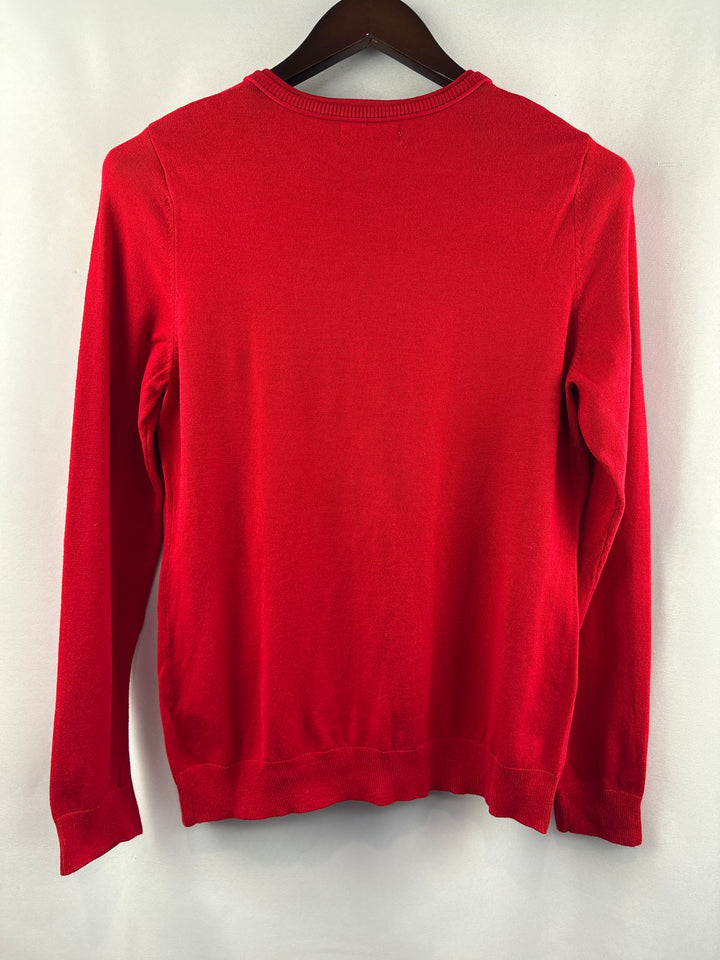 Women’s Calvin Klein Small Bright Red Cardigan
