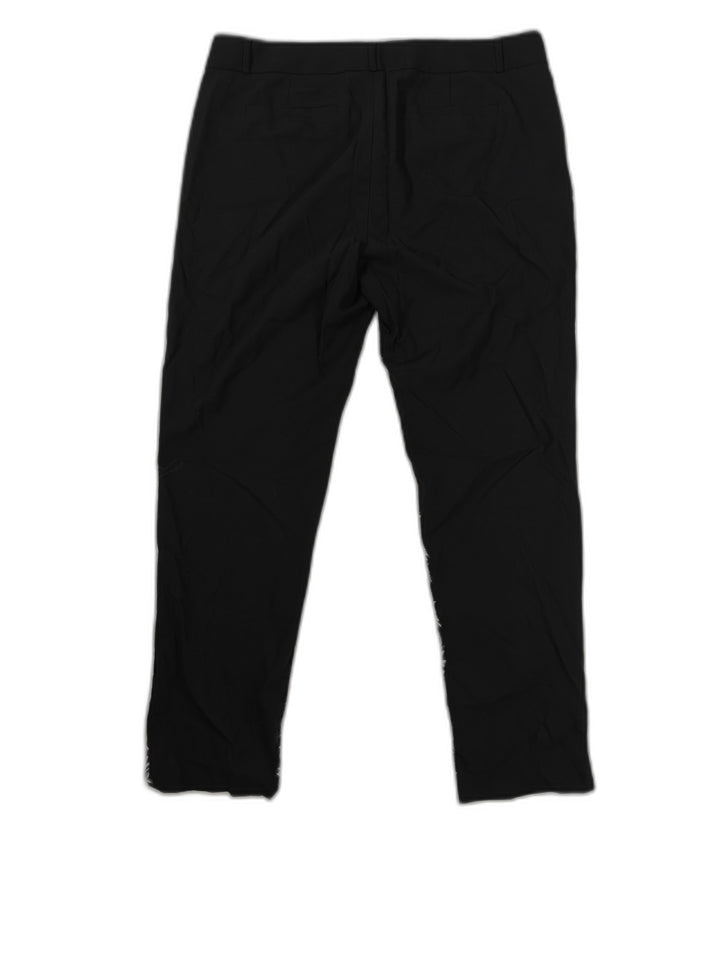 Womens Banana Republic Logan Fit Dress Pants Black Size 14L
