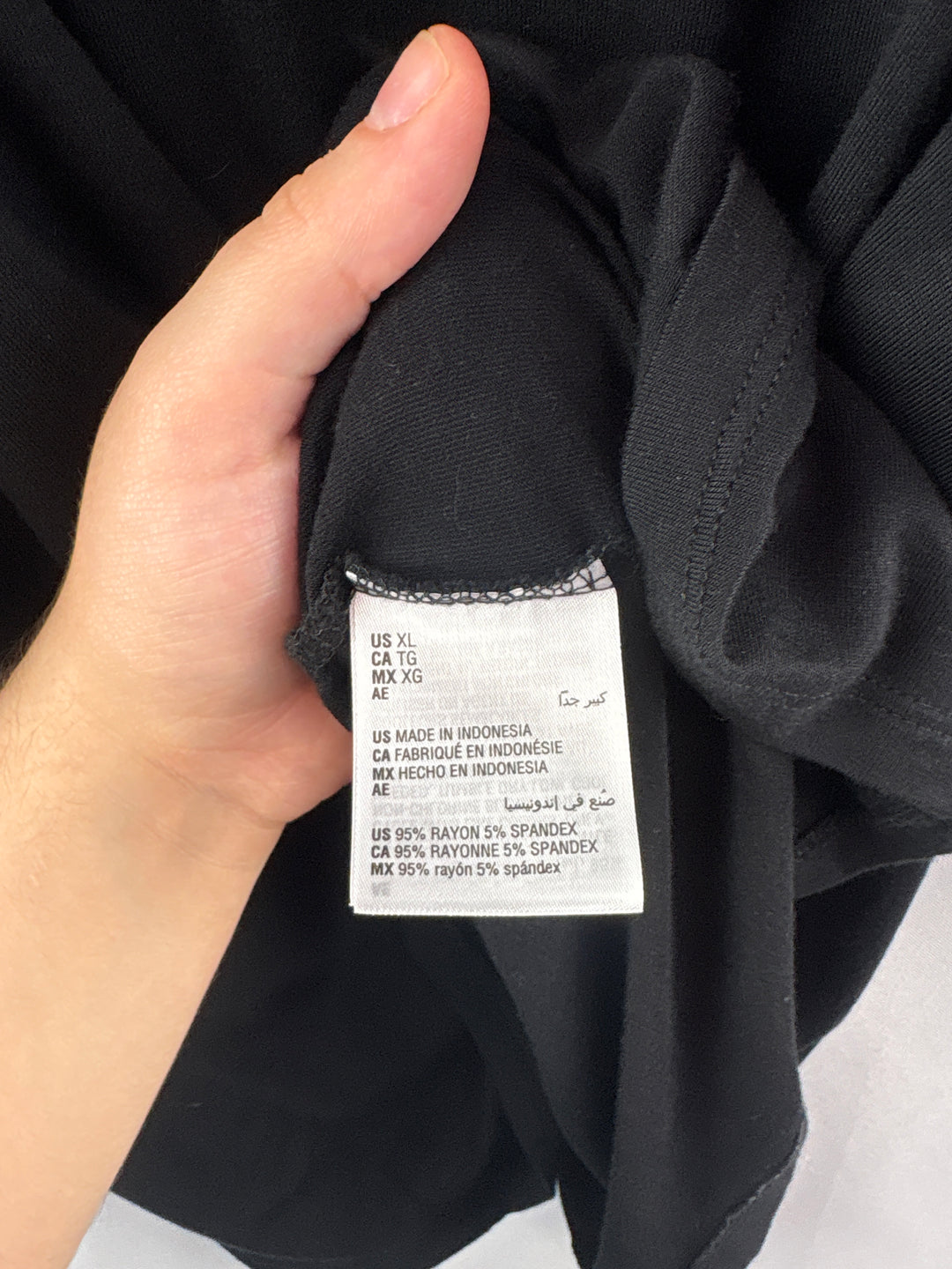 Women’s INC International Concepts XL Black Sleeveless Blouse