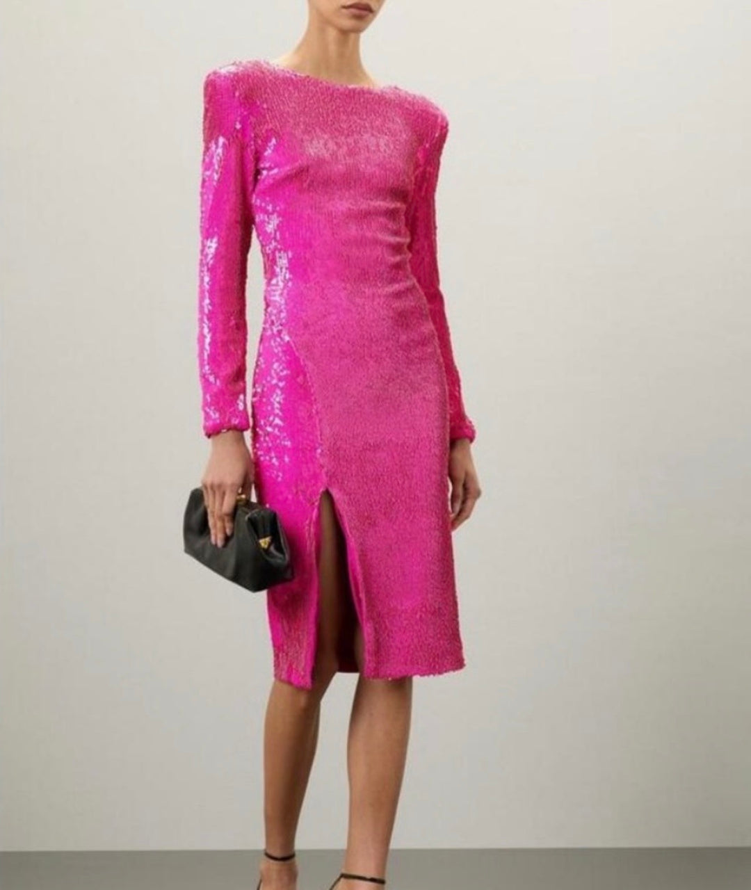 Dress the Population Natalie Sequin Dress – Hot Pink Size XL NWT