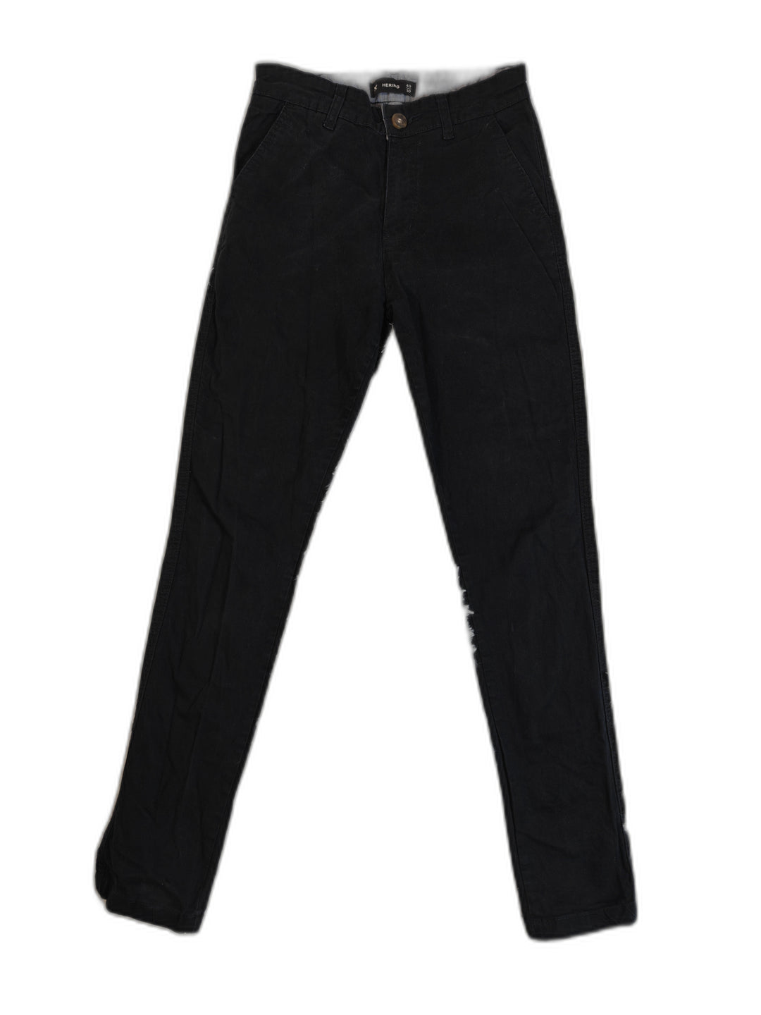 Mens Hering Chino Pants Black Size 40 30