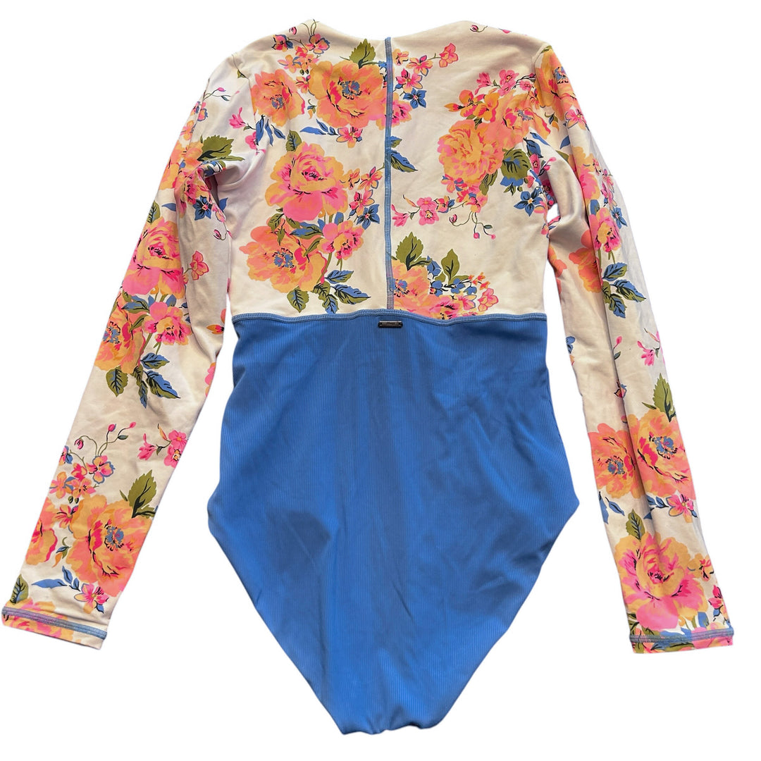 Maaji Women's XS Swimsuit Free Spirit Triton Surf One Piece Reversible Longsleeves Sunblock