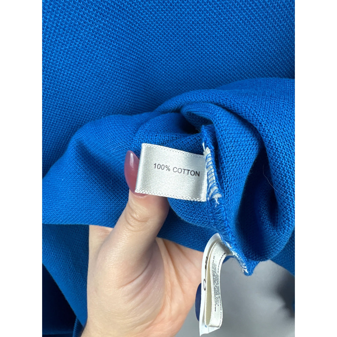 Men’s Cutter & Buck Large Blue Long Sleeve Polo Shirt