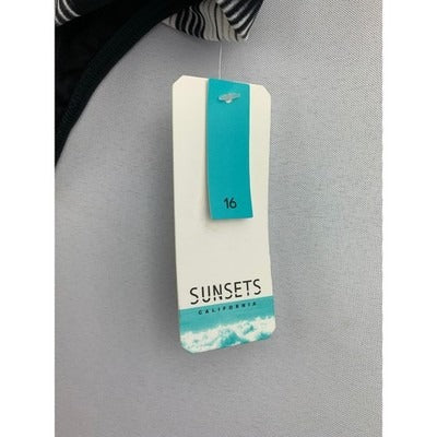 Women's Sunset *NWT* Black Pattern Bikini Set - See Description for Size