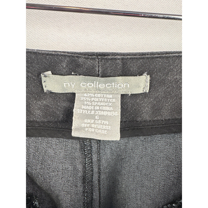 Women’s ny collection Size 6 Dark Grey Low Rise Jeans
