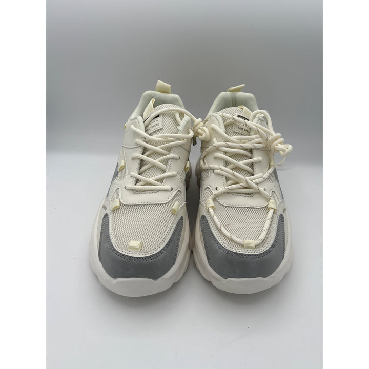 Women’s Addengjue Size 9 White Platform Sneakers