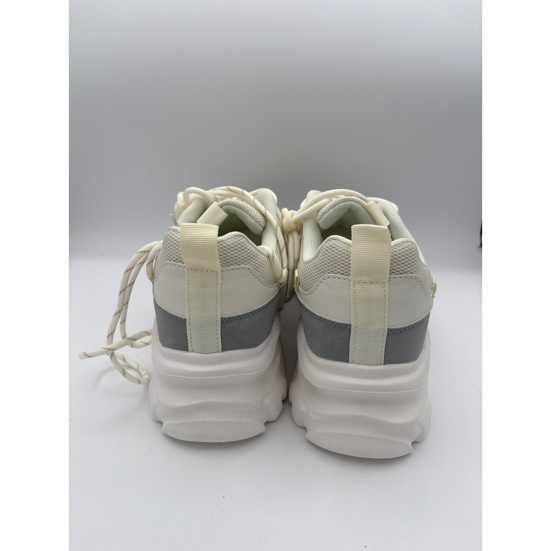 Women’s Addengjue Size 9 White Platform Sneakers