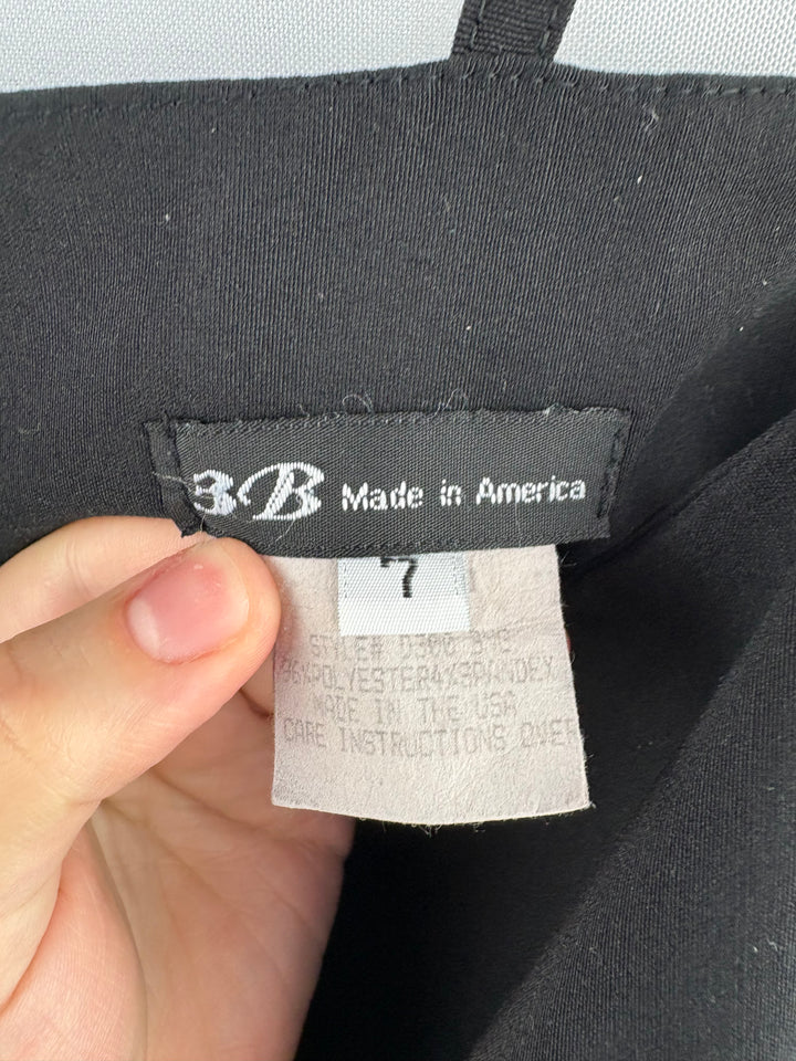 Women’s B.B. Size 7 Black Sleeveless Cocktail Dress