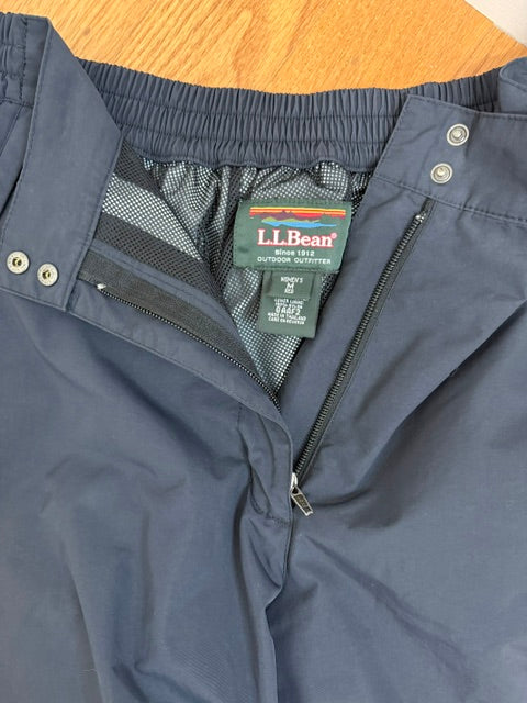 L.L.Bean Women’s Non‑Insulated Black Snow Pants SzM