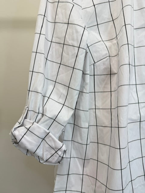 Apt.9 Essential Button‑Down Shirt SzXL NWT(Windowpane Plaid)
