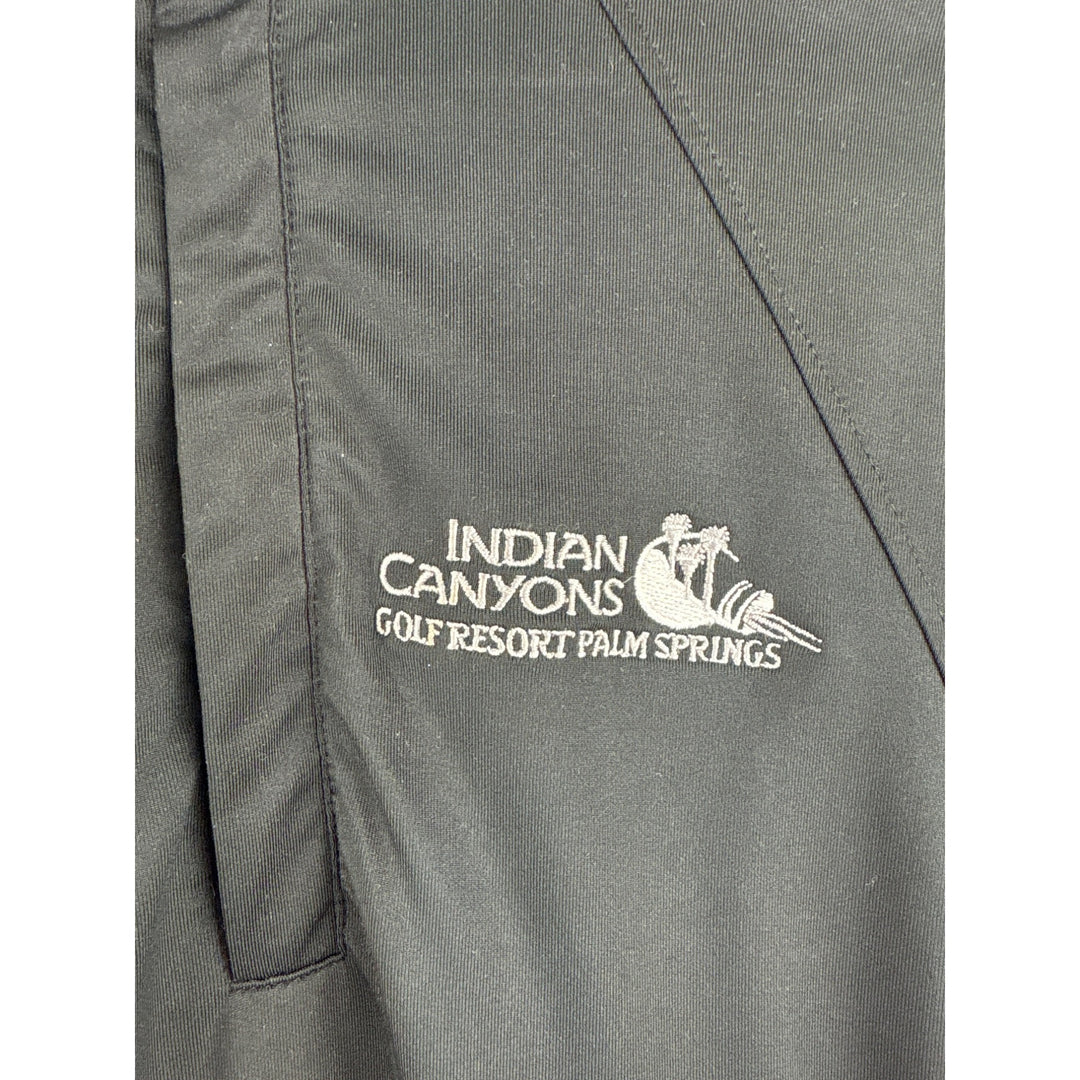 WW Heather Grey Indian Canyons Golf Resort Black Pullover Jacket M