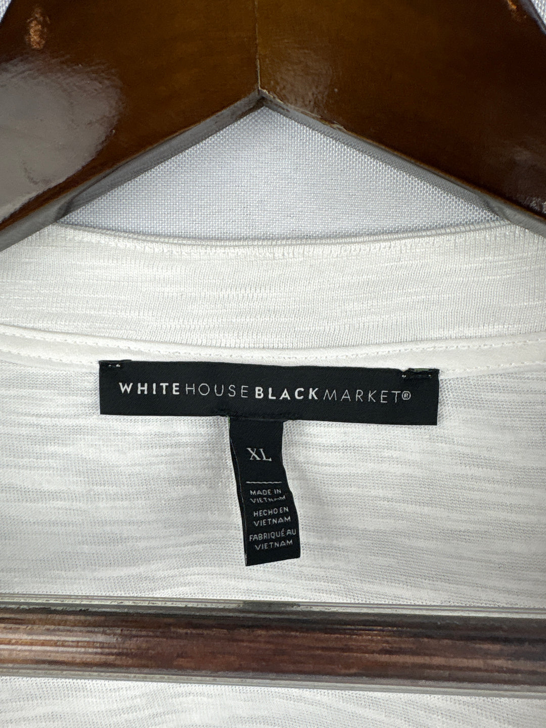 Women’s White House Black Market XL White T-Shirt