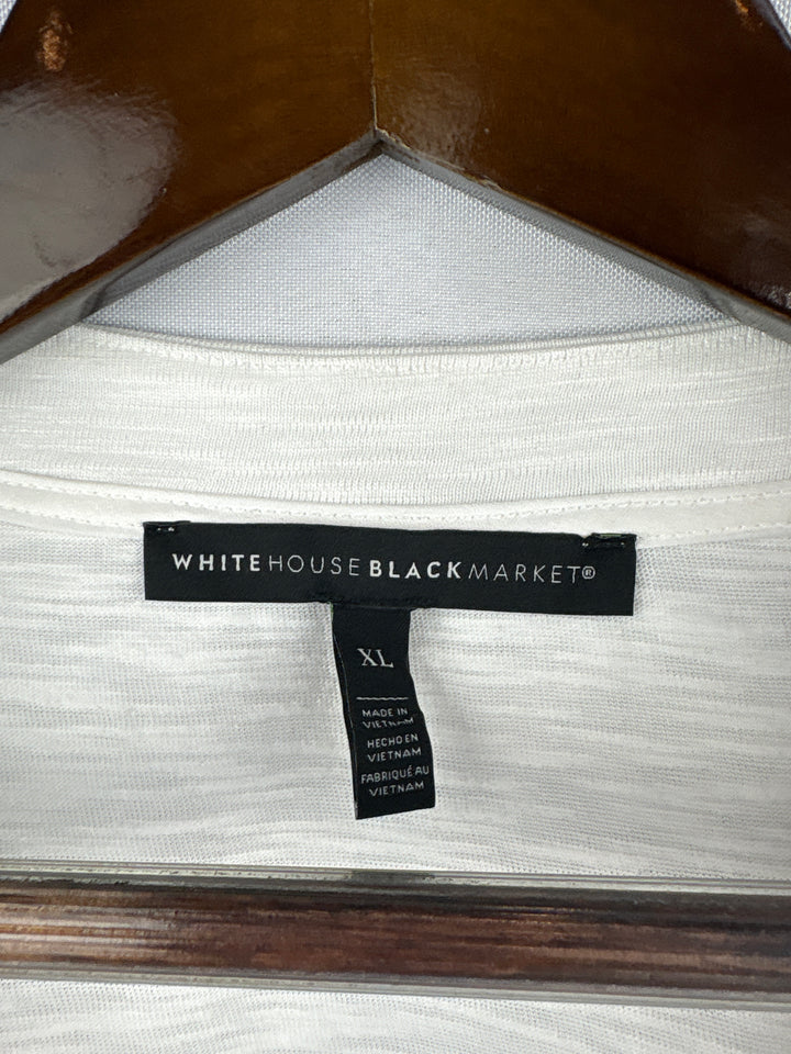 Women’s White House Black Market XL White T-Shirt