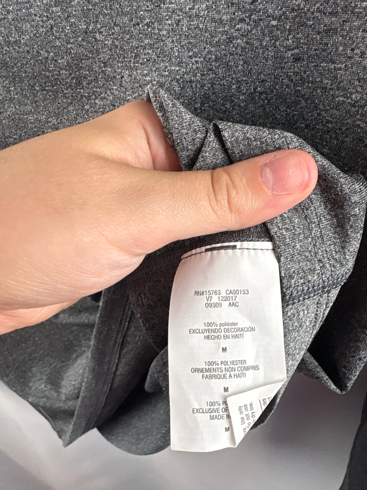 Women’s Hanes Sports Medium Heather Gray Long Sleeve Shirt