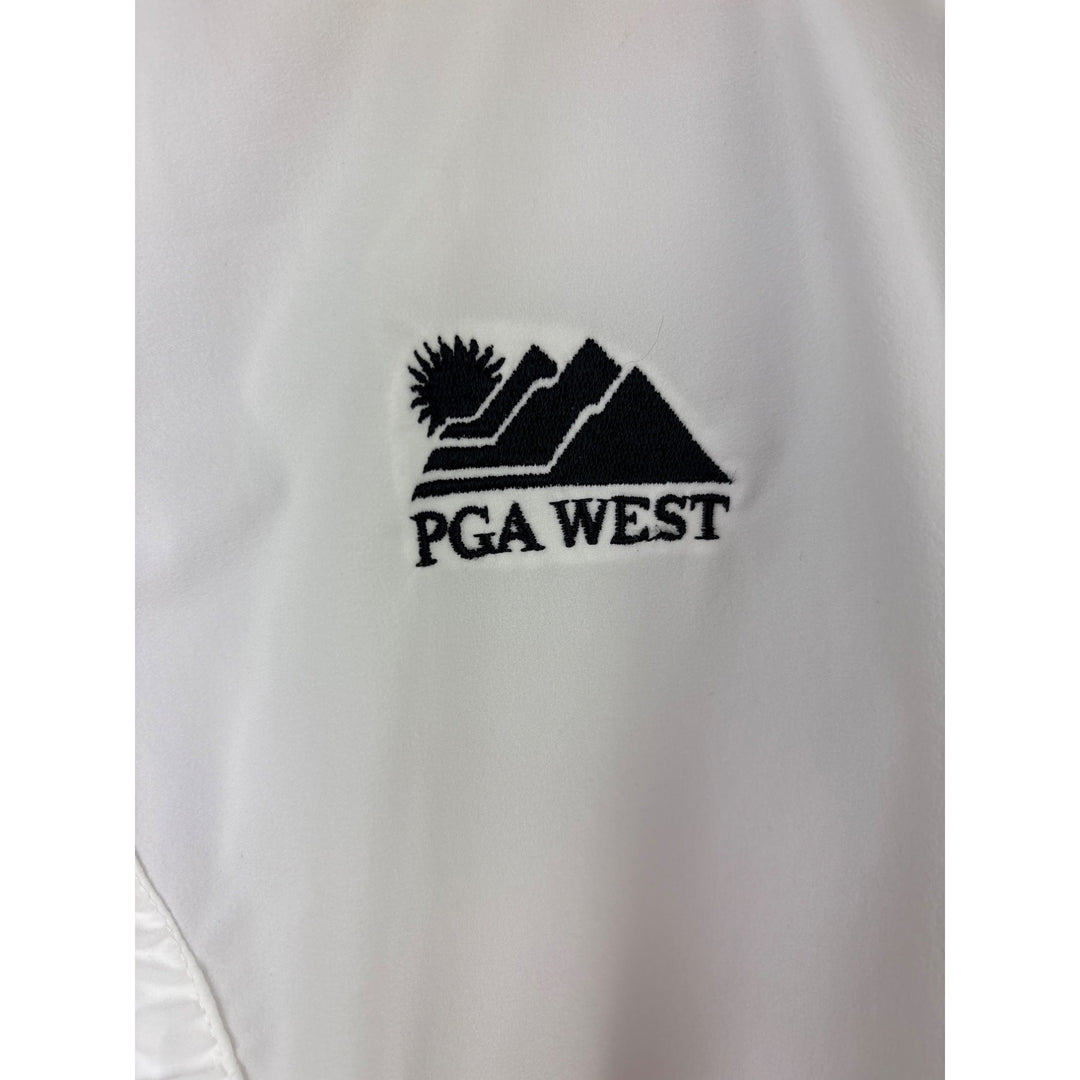 PGA West INEOS Mens Jacket White Performance Windbreaker Size L